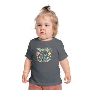 Soft Mess Maker Cute Toddler Tee - Cotton Playtime - Dipaliz - T-shirts