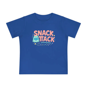 Soft Cotton Baby Tee - Snack Attack Cute Monster - Dipaliz - T-shirts