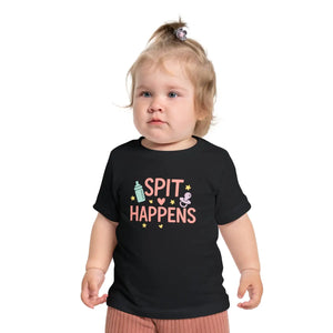 Cute Pastel Baby Bodysuit Tee - Spit Happens Cotton - Dipaliz - Kids Clothes