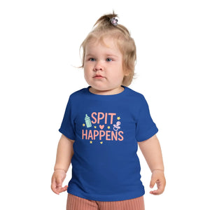 Cute Pastel Baby Bodysuit Tee - Spit Happens Cotton - Dipaliz - Kids Clothes