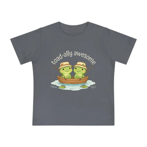 Soft Cotton Baby Tee - Awesome Frog Fishing - Dipaliz - T-shirts