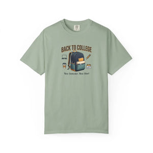 Back to College T‑shirt, Backpack & Study Essentials Tee - T-shirts