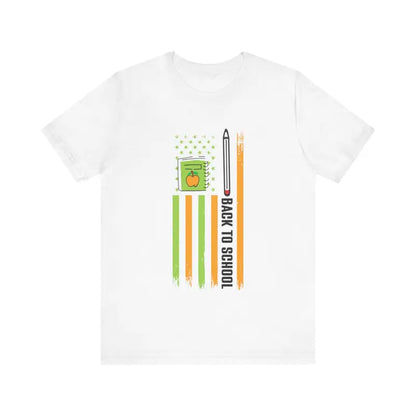 Back to School Unisex Tee with Pencils Design - T-shirt