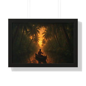 Kerala’s Backwaters Gallery Canvas - Framed Horizontal Print - Dipaliz - Prints