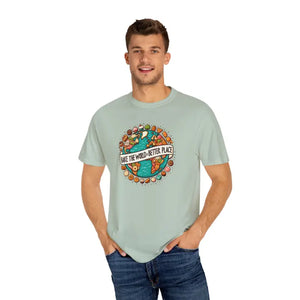 Earth Day Apparel Garment-dyed Tee - Eco-friendly Casual Wear - Dipaliz - T-shirts
