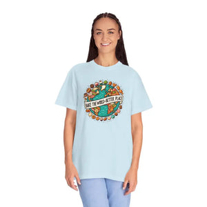 Earth Day Apparel Garment-dyed Tee - Eco-friendly Casual Wear - Dipaliz - T-shirts