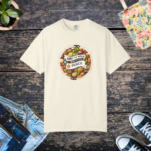 Unisex Garment-dyed Tee for Trendy Outfits - Dipaliz - Ivory / s - T-shirts