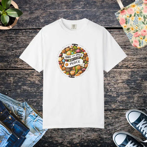 Unisex Garment-dyed Tee for Trendy Outfits - Dipaliz - White / s - T-shirts