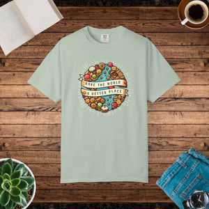 Fun Baking Graphic Unisex Garment-dyed Tee - Dipaliz - Bay / s - T-shirts