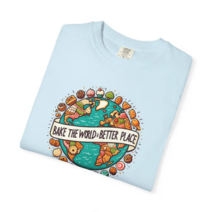Eco Garment-dyed Tee - Bake the World Earth Day - Dipaliz - T-shirts