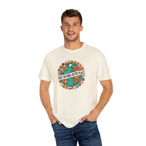 Eco Garment-dyed Tee - Bake the World Earth Day - Dipaliz - T-shirts