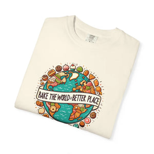 Eco Garment-dyed Tee - Bake the World Earth Day - Dipaliz - T-shirts