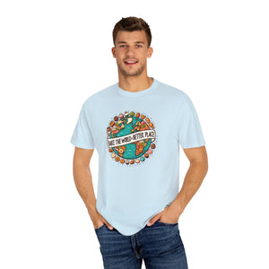 Eco Garment-dyed Tee - Bake the World Earth Day - Dipaliz - T-shirts