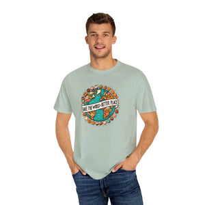 Eco Garment-dyed Tee - Bake the World Earth Day - Dipaliz - T-shirts