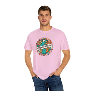 Eco Garment-dyed Tee - Bake the World Earth Day - Dipaliz - T-shirts