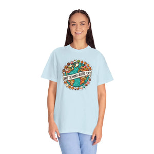 Eco Garment-dyed Tee - Bake the World Earth Day - Dipaliz - T-shirts