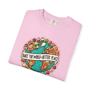 Eco Garment-dyed Tee - Bake the World Earth Day - Dipaliz - T-shirts