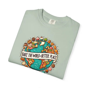 Eco Garment-dyed Tee - Bake the World Earth Day - Dipaliz - T-shirts