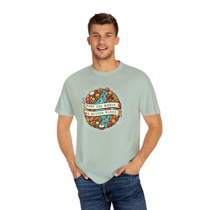 Vibrant Unisex Garment-dyed Tee - Fun Baking Design - Dipaliz - T-shirts
