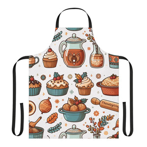 Vibrant Chef’s Apron - Tie-back Closure Canvas - Dipaliz - Aprons
