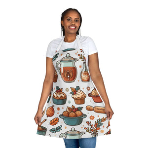 Vibrant Chef’s Apron - Tie-back Closure Canvas - Dipaliz - Aprons