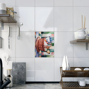 Baking Ingredients Ceramic Photo Tile – 6x6 - Dipaliz - Wall Tiles