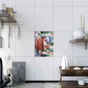 Baking Ingredients Ceramic Photo Tile – 6x6 - Dipaliz - Wall Tiles