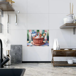 Baking Ingredients Ceramic Photo Tile Kitchen Wall Decor - Dipaliz - Tiles