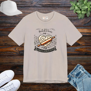 Epic Unisex Jersey - Baking Love Language Tee - Dipaliz - T-shirts