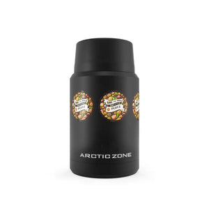 Copper Insulated Food Container - Hot Cold Meals on the Go - Dipaliz - 16.9oz / Black - Thermoses