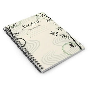 Bamboo Zen Spiral Notebook - Ruled Journal for Calm Focus - Dipaliz - one Size - Paper Products