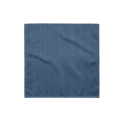 Navy Blue Striped Bandana with Abstract Pattern for Ultimate Style - s and Scarves