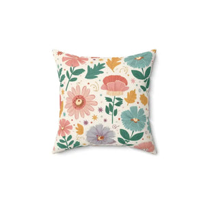 Pastel Flower Pillows - Banish Boring Throw Decor - Dipaliz - 14’’ ×