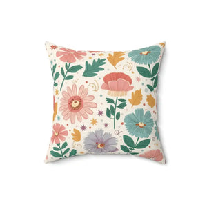 Pastel Flower Pillows - Banish Boring Throw Decor - Dipaliz - 16’’ ×