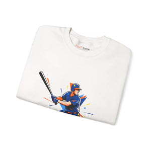 Baseball Batter Crewneck Sweatshirt – Vibrant Player Graphic