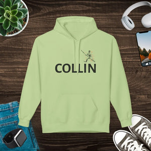 Baseball Hoodie, Personalized Name Player Pullover - s / Pistachio