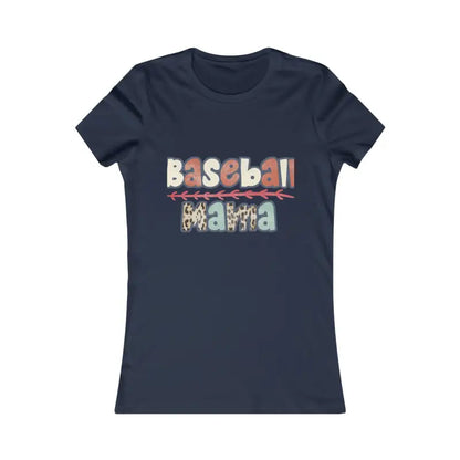 Trendsetting Baseball Mama Tee: your New Favorite Women’s Style - s / Navy T-shirt