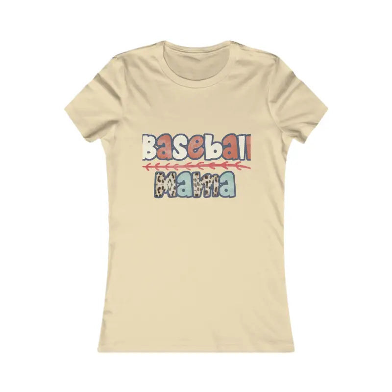 Trendsetting Baseball Mama Tee: your New Favorite Women’s Style - s / Soft Cream T-shirt