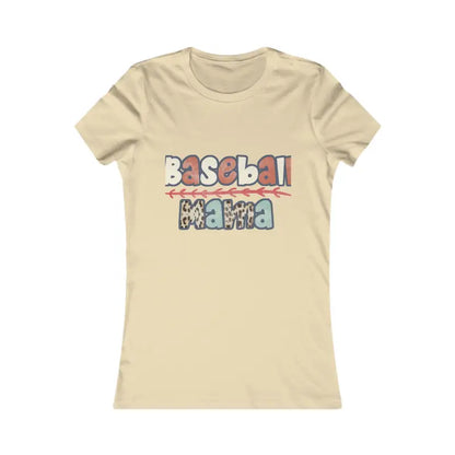 Trendsetting Baseball Mama Tee: your New Favorite Women’s Style - s / Soft Cream T-shirt