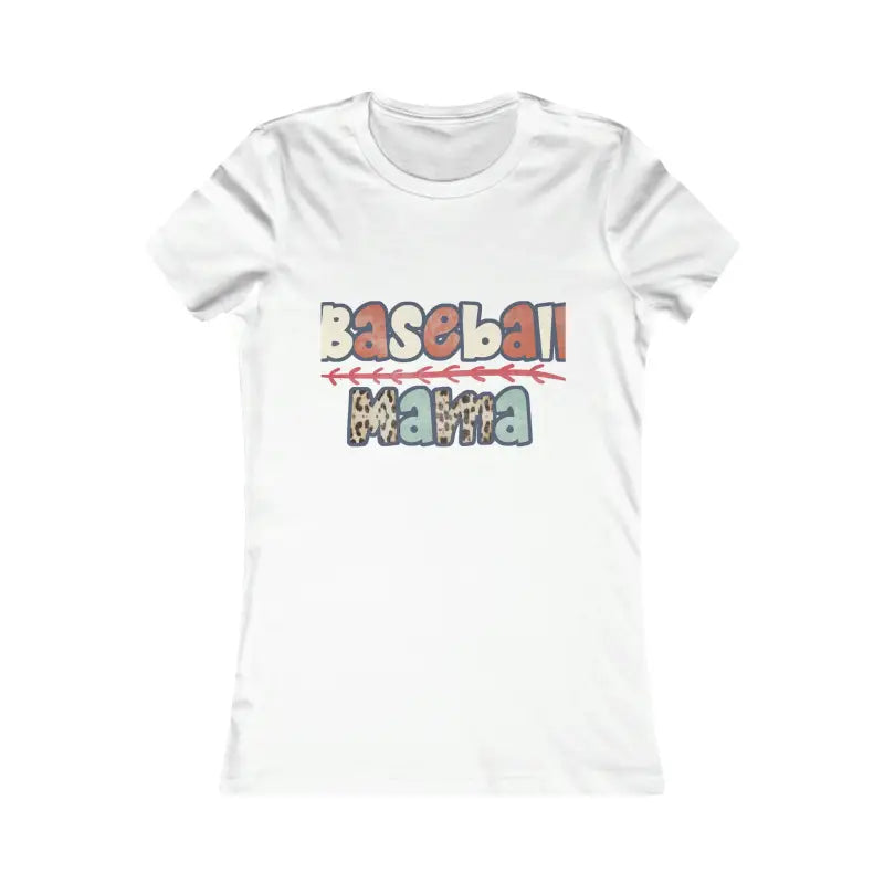 Trendsetting Baseball Mama Tee: your New Favorite Women’s Style - s / White T-shirt