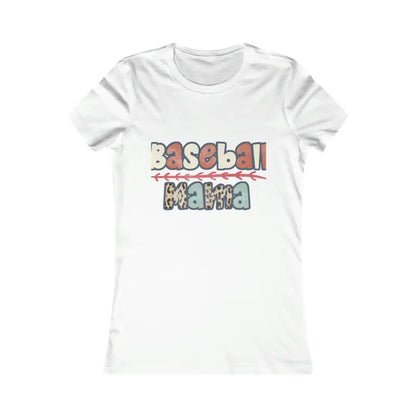 Trendsetting Baseball Mama Tee: your New Favorite Women’s Style - s / White T-shirt