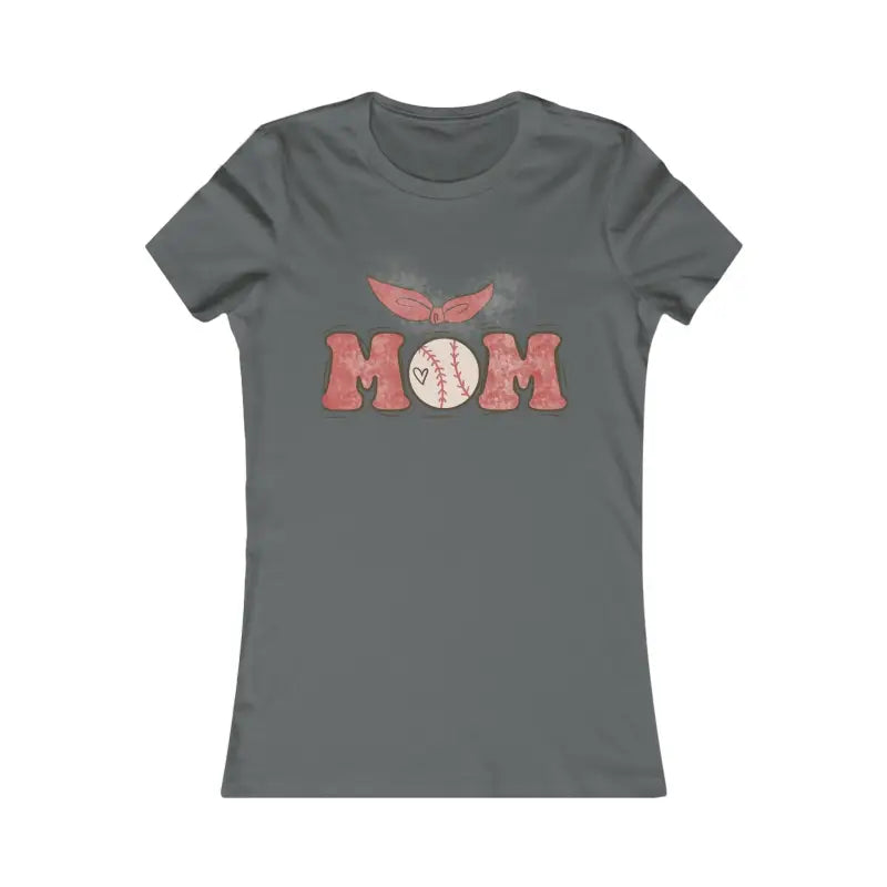 Baseball Mama’s Favorite Tee Chic Comfort Awaits - s / Asphalt T-shirt