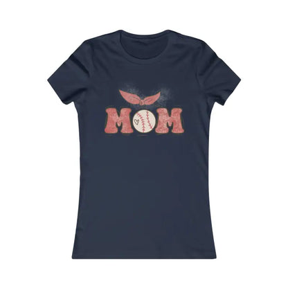 Baseball Mama’s Favorite Tee Chic Comfort Awaits - s / Navy T-shirt