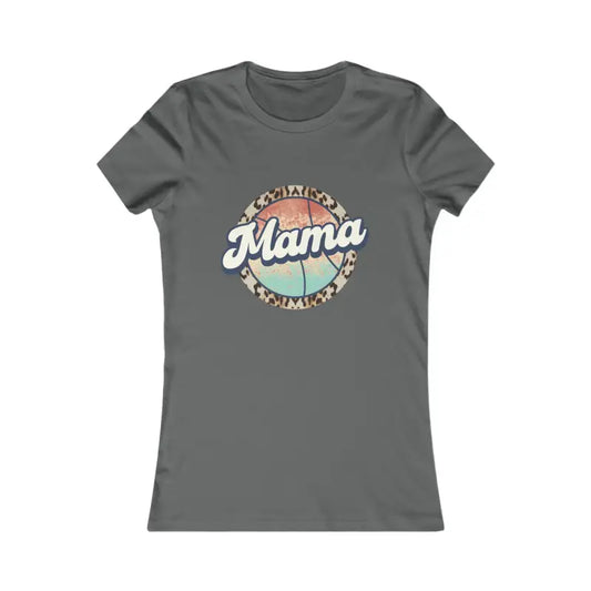 Baseball Mama’s Stylish & Cozy Women’s Favorite Tee - s / Asphalt T-shirt