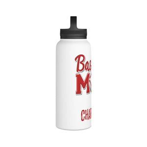 Insulated Baseball Mom Steel Water Bottle Handle Lid - Dipaliz - Bottles