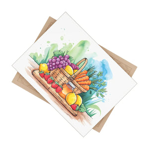 Fruit Basket Ceramic Photo Tile – 8x8 Wall Art - Dipaliz - Tiles
