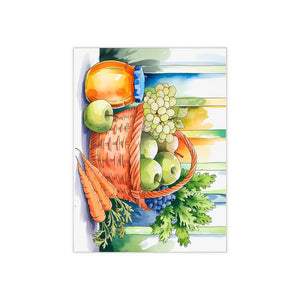 Fruit Veggie Ceramic Photo Tile – 6x6 Wall Art - Dipaliz - Tiles