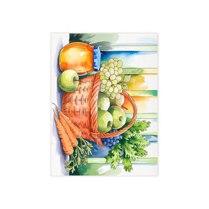 Fruit Veggie Ceramic Photo Tile – 6x6 Wall Art - Dipaliz - Tiles