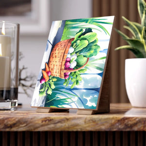 Vibrant Veggie Ceramic Photo Tile – Matte Finish - Dipaliz - Wall Tiles