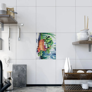 Vibrant Veggie Ceramic Photo Tile – Matte Finish - Dipaliz - Wall Tiles